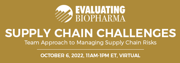 Evaluation BioPharma -  Supply Chain Challenges Registration
